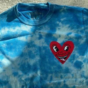 Keith Haring Heart Tie Dye Shirt